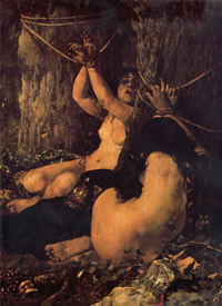 Las hijas del cid, de Ignacio Picazo,siglo XIX